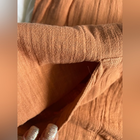 Billabong Daydream Button Front Jumpsuit in Rust NWOT - Picture 10 of 16